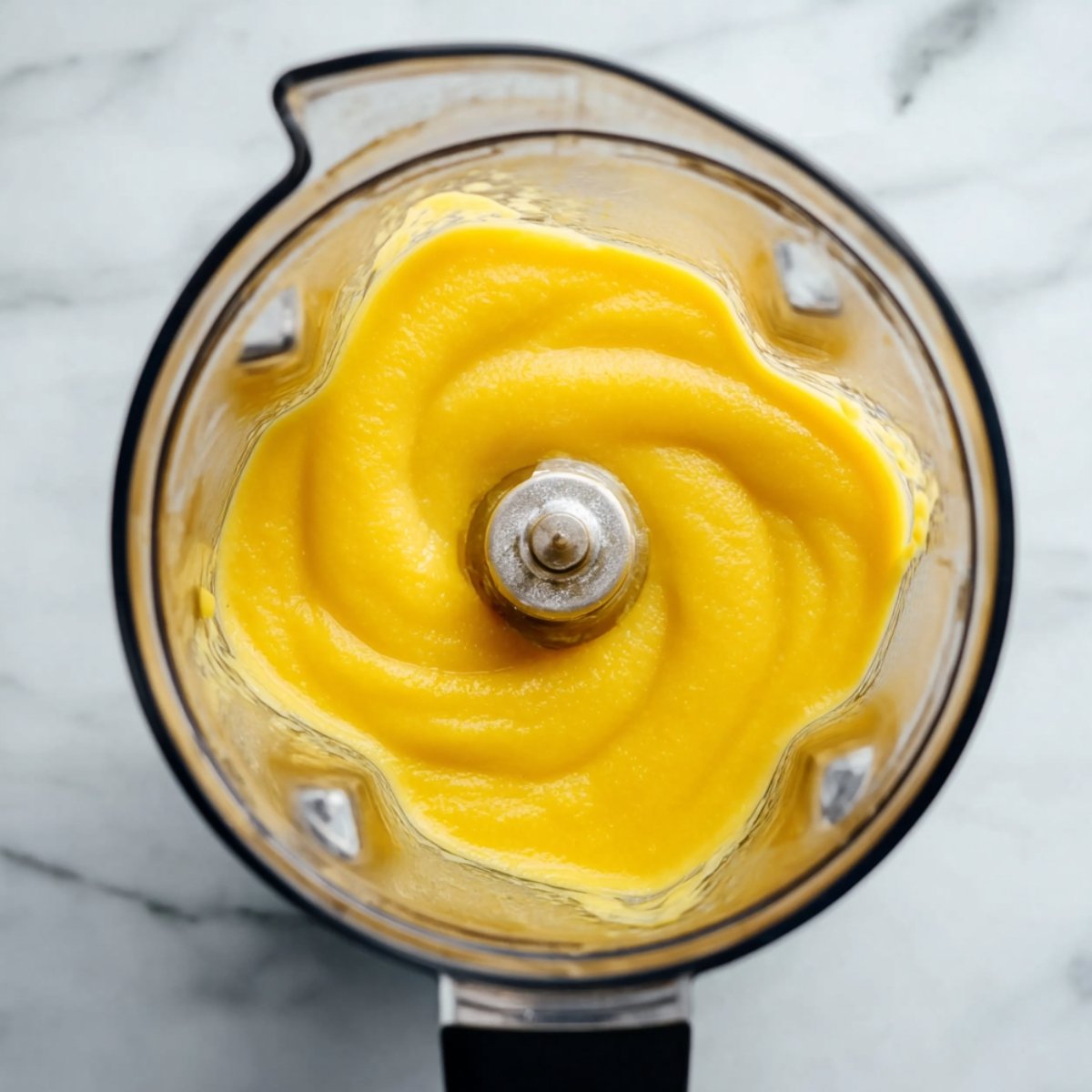 Toss the frozen mango, tequila, lime juice, and agave syrup into a high-powered blender. Blend on high for about 30 seconds until everything is smooth and creamy. If the mixture looks too thin or runny, add a handful of ice cubes and blend again until it thickens up.
