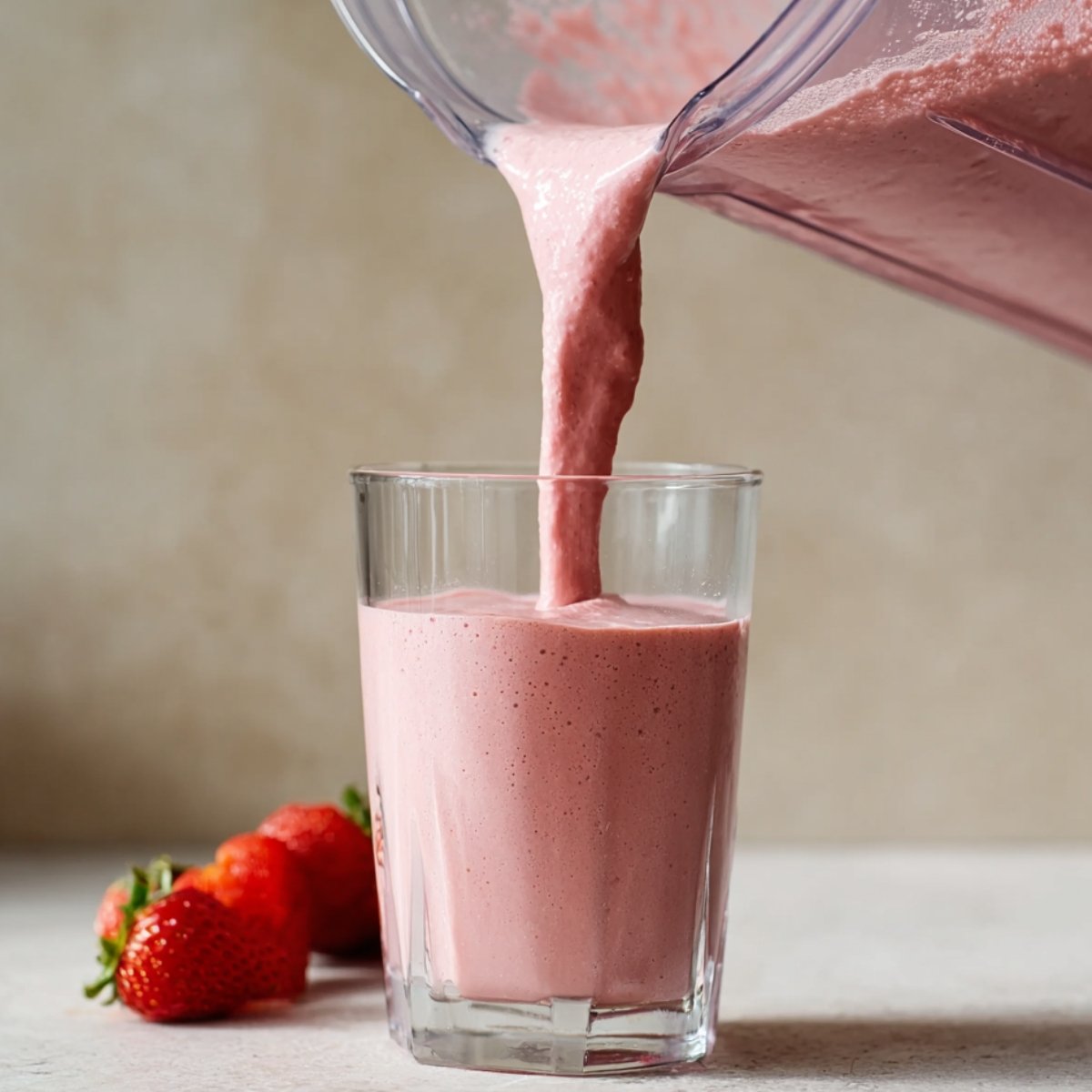 Pour into glasses and enjoy right away for the best texture. If you're saving it for later, transfer to an airtight jar with as little air as possible and refrigerate for up to 1 day.